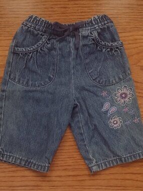 6/9 Mos | Embroidered Jeans | Koala Kids